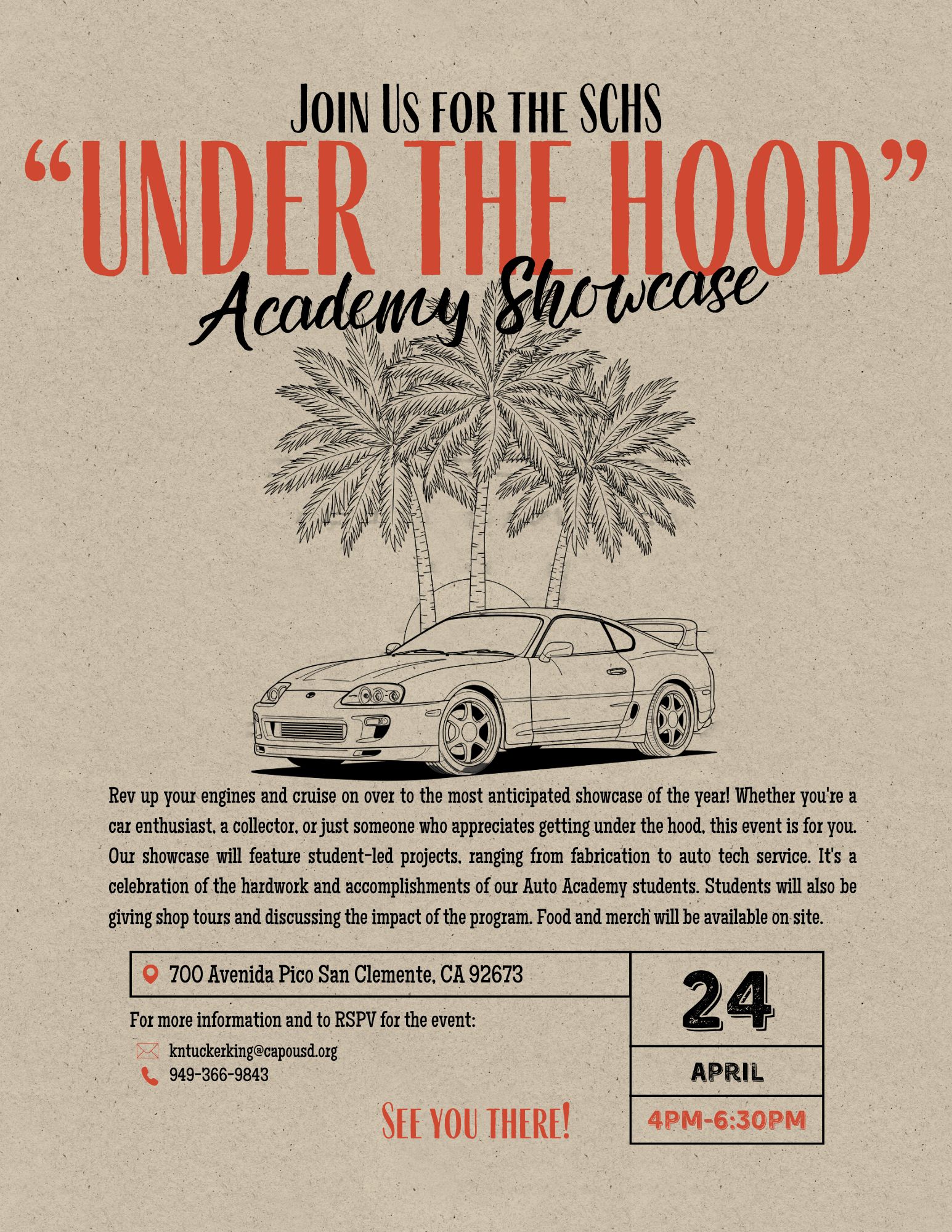 Auto Merch Flyer