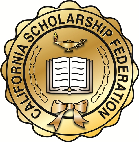 California Scholarship federation badge
