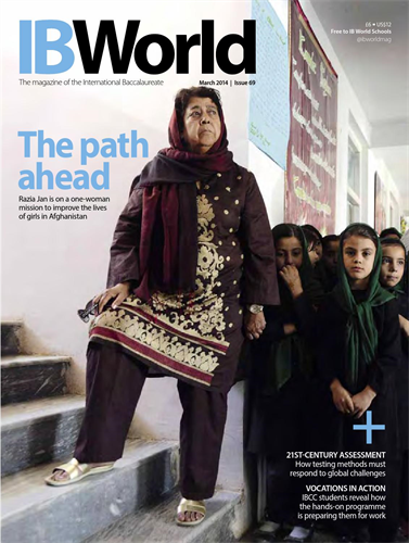 IB World magazine cover