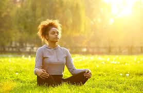 Person Meditating